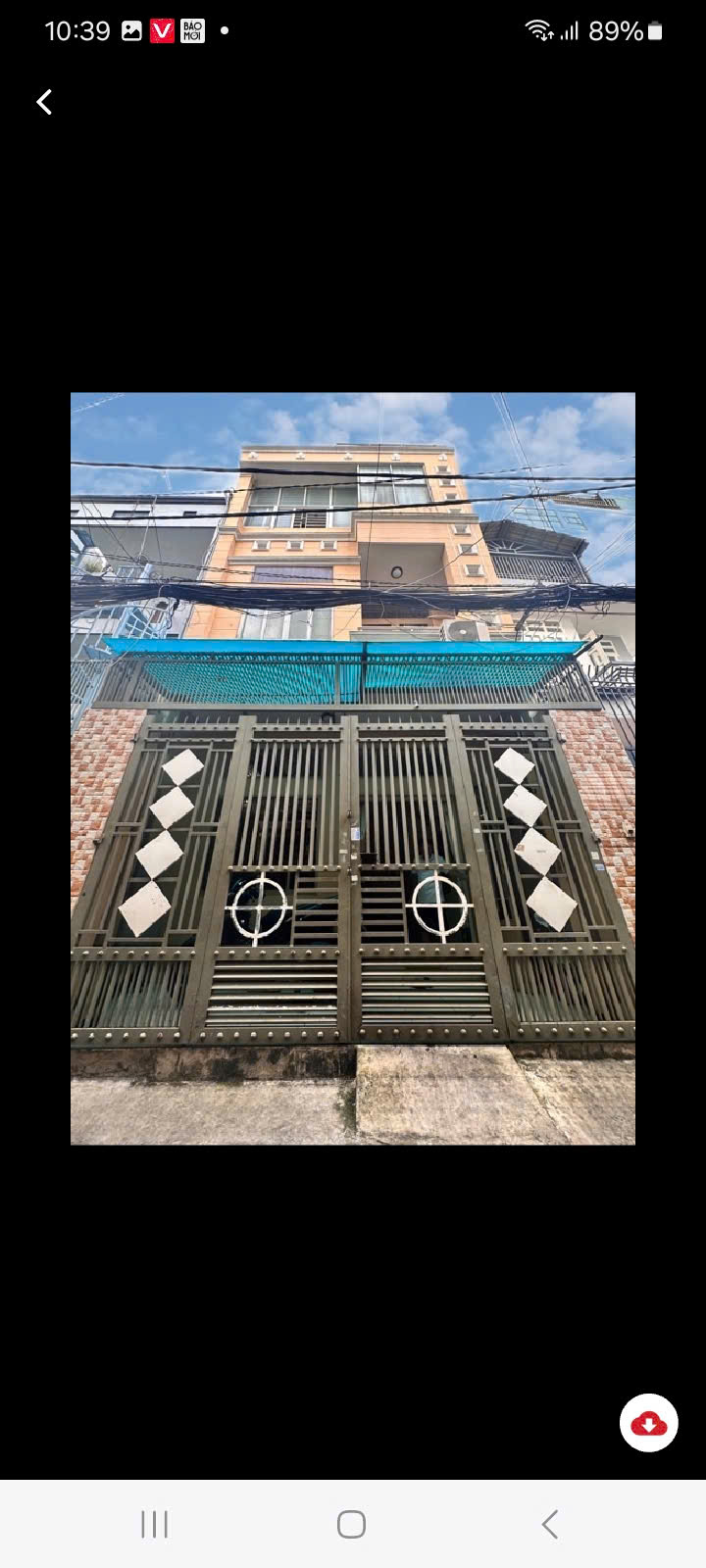 Nhà bán đương CMT8 Q10 60M 3 tầng 4PN chỉ 9.2 tỷ